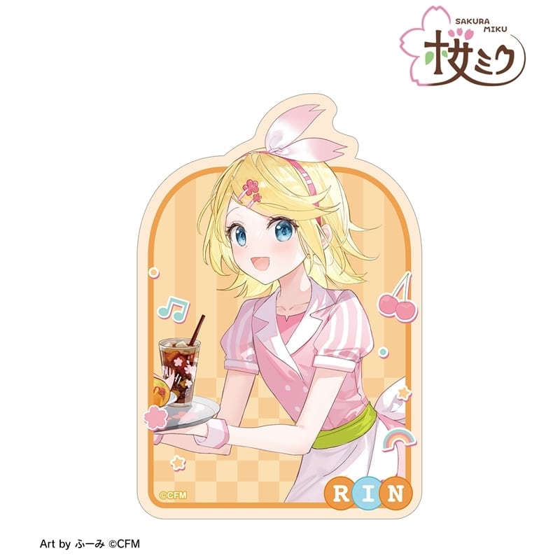 桜ミク 描き下ろし 鏡音リン アメリカンダイナーver. Art by ふーみ ダイカットステッカー
 
2025年9月17日発売