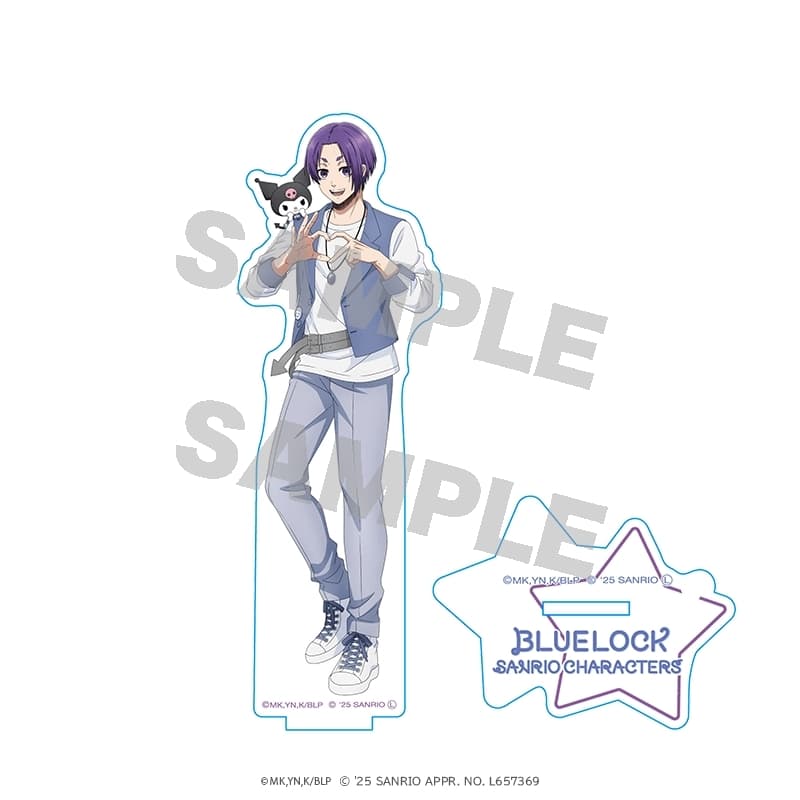 ブルーロック×サンリオキャラクターズ アクリルスタンド 御影玲王×クロミ
 
2025年08月発売