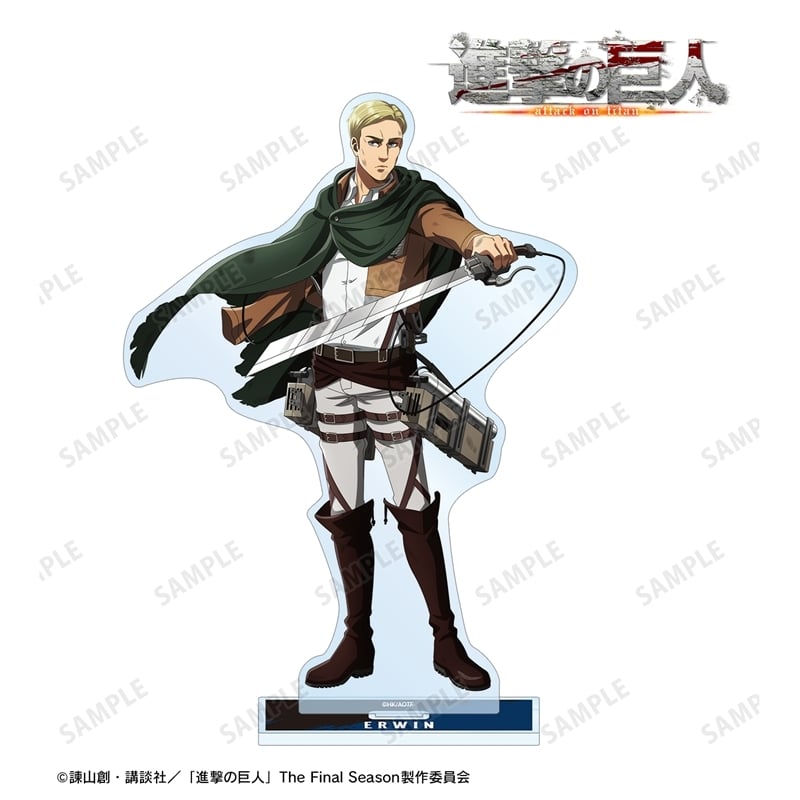 進撃の巨人 描き下ろし エルヴィン 戦いの後でver. BIGアクリルスタンド
 
2025年10月7日発売
で取扱中