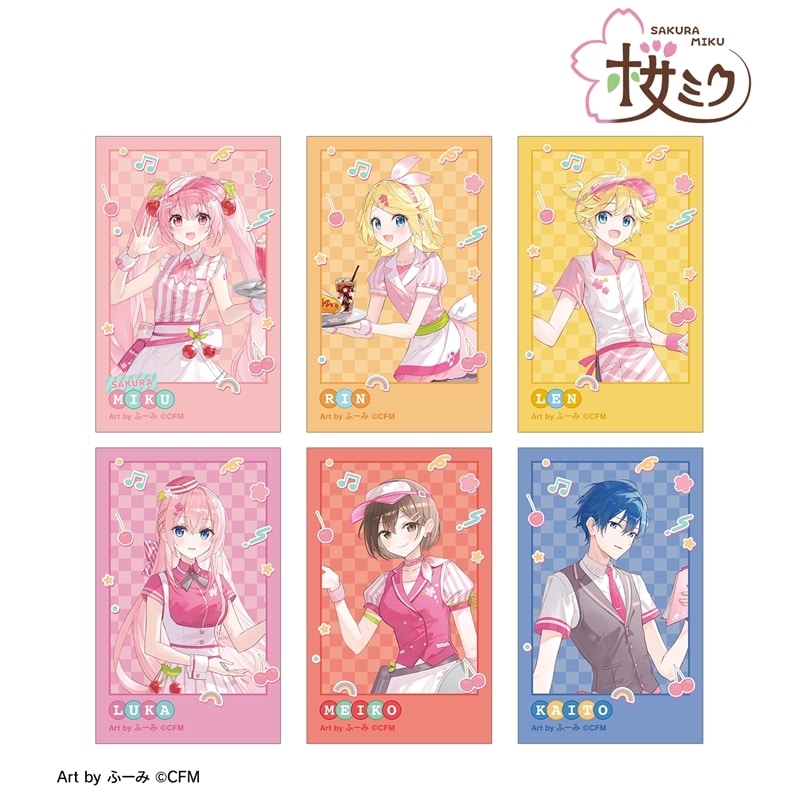 桜ミク 描き下ろし アメリカンダイナーver. Art by ふーみ イラストカード6枚セット
 
2025年9月17日発売