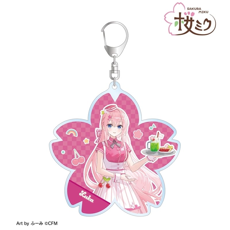 桜ミク 描き下ろし 巡音ルカ アメリカンダイナーver. Art by ふーみ BIGアクリルキーホルダー
 
2025年9月17日発売