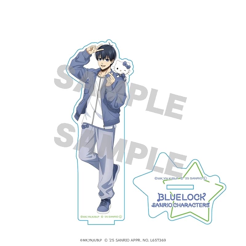 ブルーロック×サンリオキャラクターズ アクリルスタンド 潔世一×ハローキティ
 
2025年08月発売