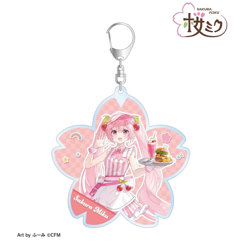 桜ミク 描き下ろし 桜ミク アメリカンダイナーver. Art by ふーみ BIGアクリルキーホルダー
 
2025年9月17日発売