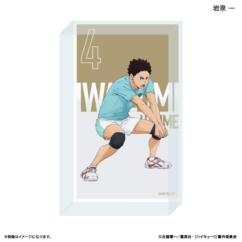 ハイキュー!! アクリルブロック 岩泉 一 ～レシーブ～
 
2025年09月下旬発売