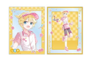 桜ミク 描き下ろし 鏡音レン アメリカンダイナーver. Art by ふーみ アクリルカード2枚セット
 
2025年9月17日発売