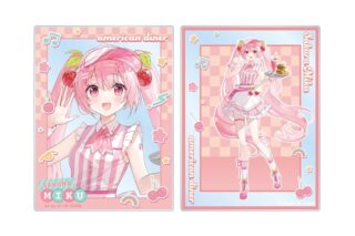 桜ミク 描き下ろし 桜ミク アメリカンダイナーver. Art by ふーみ アクリルカード2枚セット
 
2025年9月17日発売