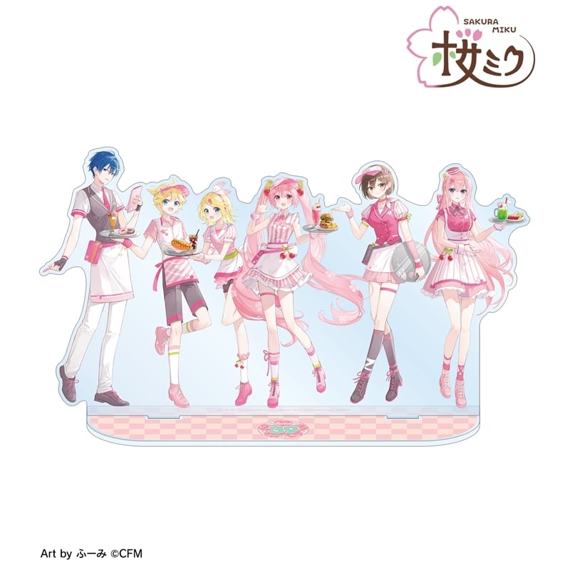 桜ミク 描き下ろし 集合 アメリカンダイナーver. Art by ふーみ BIGアクリルスタンド
 
2025年9月17日発売