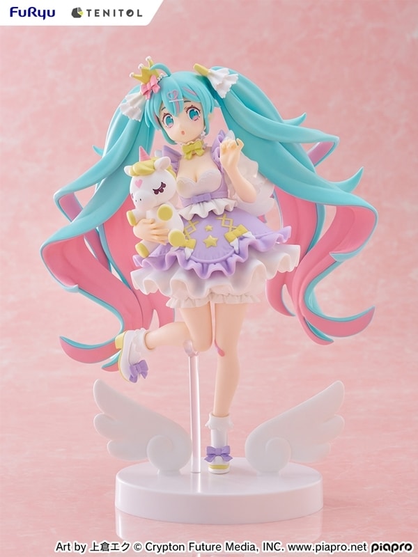TENITOL 初音ミク 夢かわプリンセス ラベンダーver. 完成品フィギュア
 
2025年11月発売