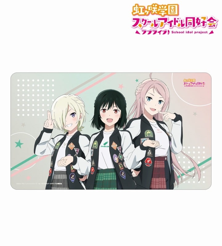 ラブライブ! ニジガク arti-mate マルチデスクマット 三船 栞子&ミア・テイラー&鐘 嵐珠 描き下ろし おそろいコーデver. vol.2[アニメイト限定]
 
2024年9月4日発売
で取扱中 (アニメイト)