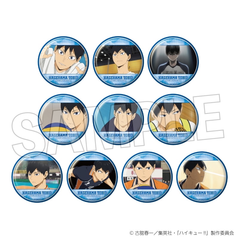 ハイキュー!! トレーディング缶バッジ　影山飛雄BOX
 アニメイトで
2025年07月発売