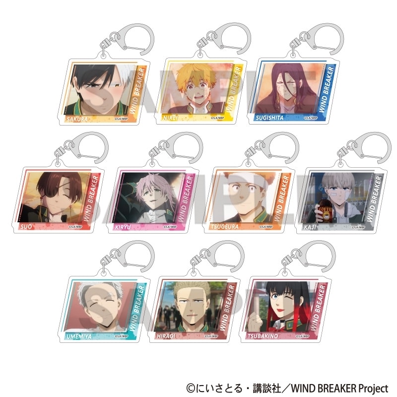ウィンドブレイカー (ウィンブレ) トレーディングアクリルキーホルダー
 
2025年08月発売