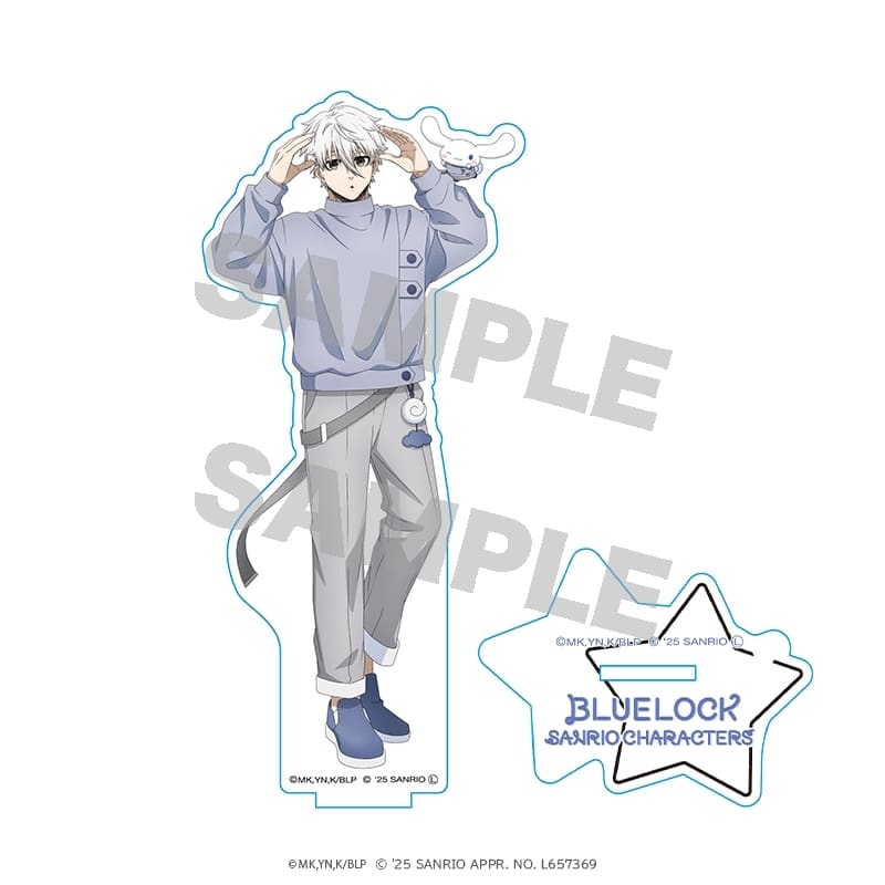 ブルーロック×サンリオキャラクターズ アクリルスタンド 凪誠士郎×シナモロール
 
2025年08月発売
で取扱中 (アニメイト)