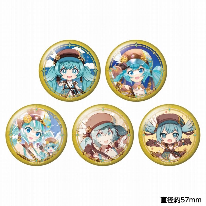 ねんどろいど 初音ミク 100番記念展示会 トレーディンググリッター缶バッジ
 
2025年08月発売
