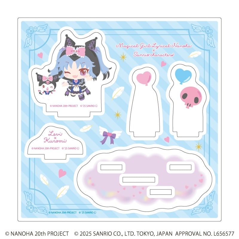 魔法少女リリカルなのはシリーズ×サンリオキャラクターズ アクリルスタンドプレート6月レヴィ×クロミ(ミニキャライラスト)
 
2025年09月発売
