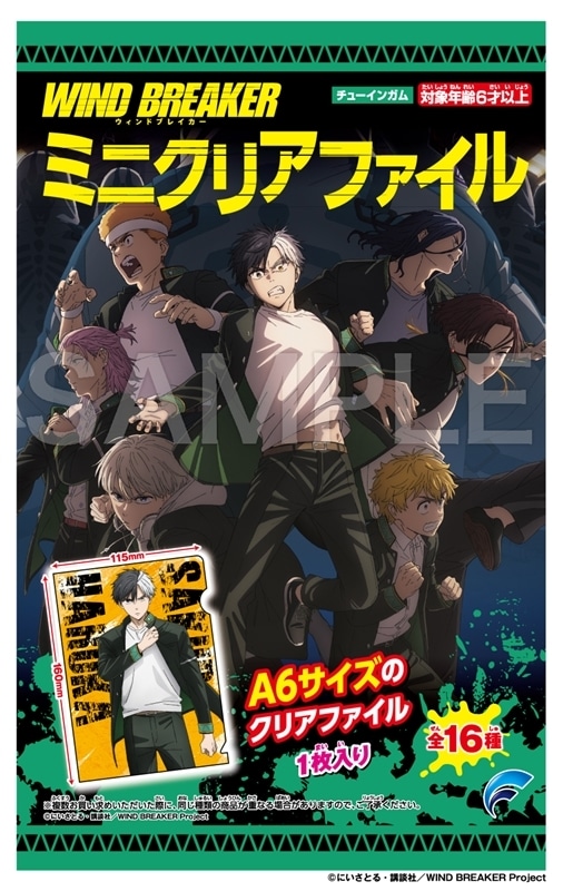 ウィンドブレイカー (ウィンブレ) ミニクリアファイル
 
2025年8月11日発売