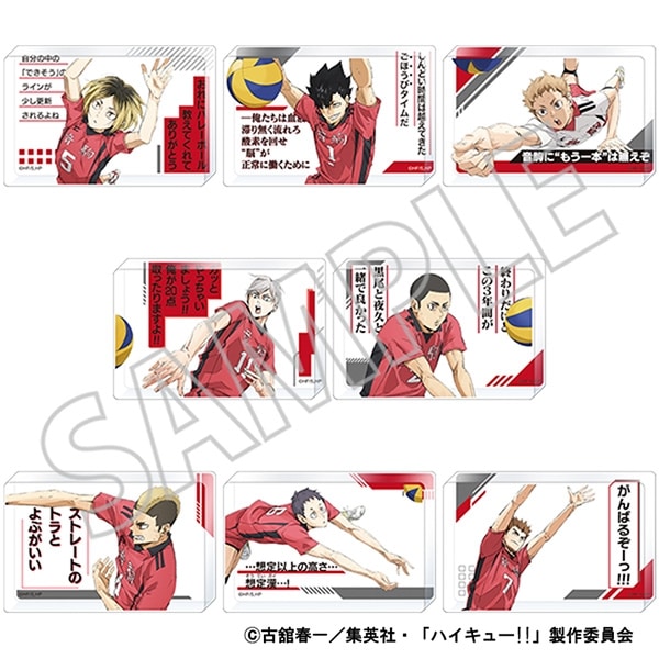 ハイキュー ! ! ミニ名言アクリルブロックコレクション/音駒高校
 アニメイトで
2025年5月30日発売