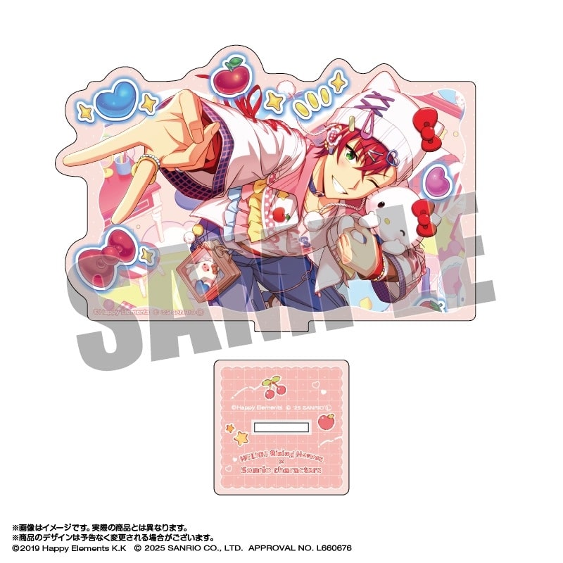 エリオスライジングヒーローズ × サンリオキャラクターズ アクリルスタンド 1.鳳アキラ×ハローキティ
 
2025年10月発売