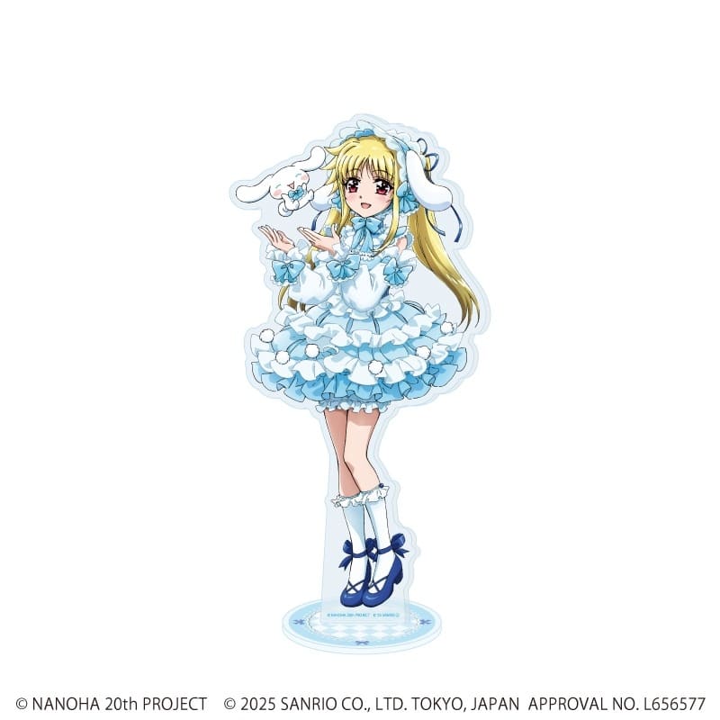 魔法少女リリカルなのはシリーズ×サンリオキャラクターズ BIGアクリルスタンド2月フェイト×シナモロール(等身イラスト)
 
2025年09月発売