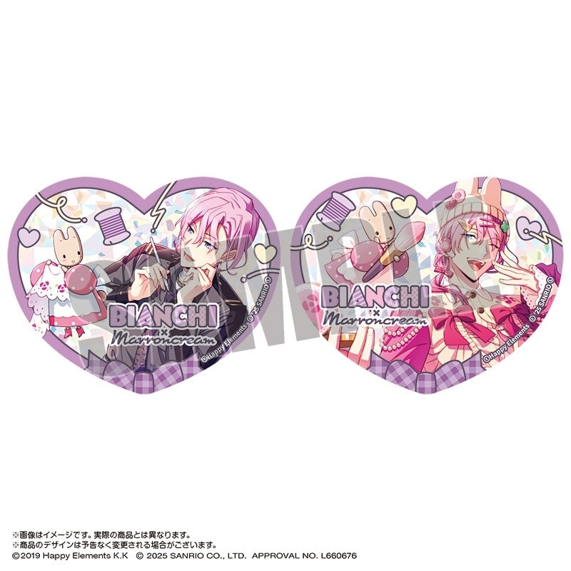 エリオスライジングヒーローズ × サンリオキャラクターズ ぴくりあプレートhologram 5.ビアンキ・ロウ×マロンクリーム
 
2025年10月発売