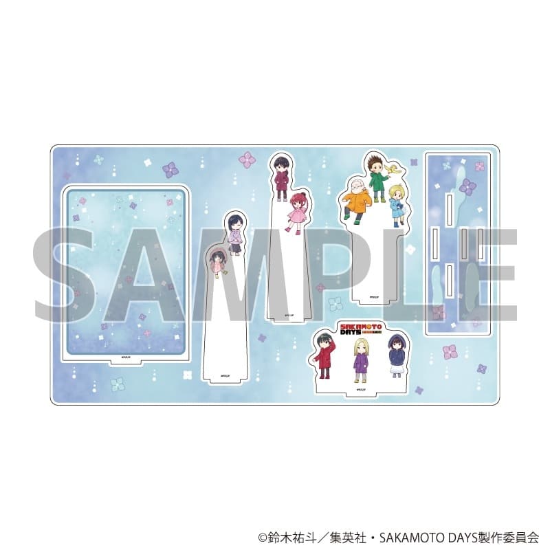 サカモトデイズ プレミアム アクリルジオラマプレート4月梅雨ver.(グラフアートイラスト) 
2025年09月発売