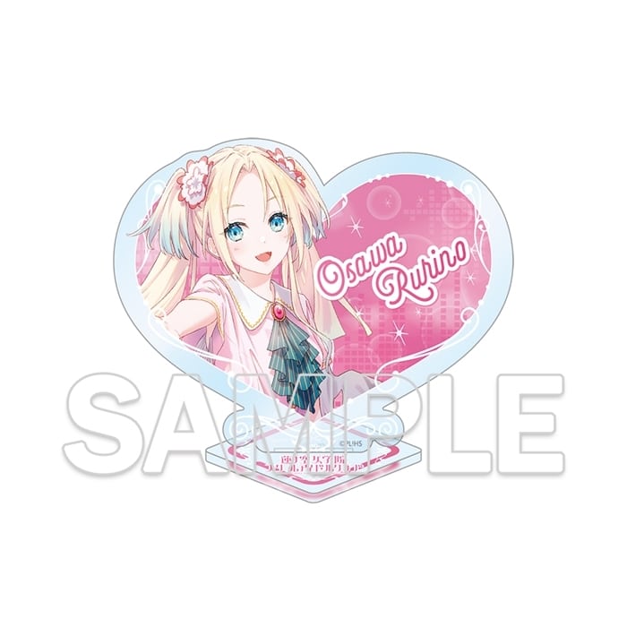 蓮ノ空女学院スクールアイドルクラブ ハート型アクリルスタンド Ver.Dream Believers 大沢 瑠璃乃
 
2024年10月25日発売