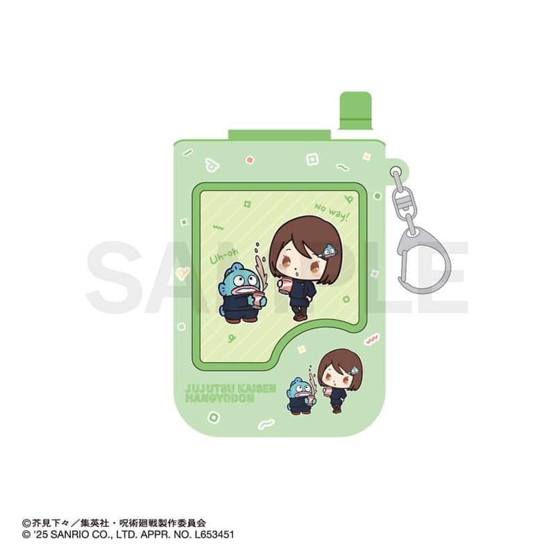 呪術廻戦 懐玉・玉折×サンリオキャラクターズ パスケース 03.家入硝子・ハンギョドン
 
2025年08月下旬発売