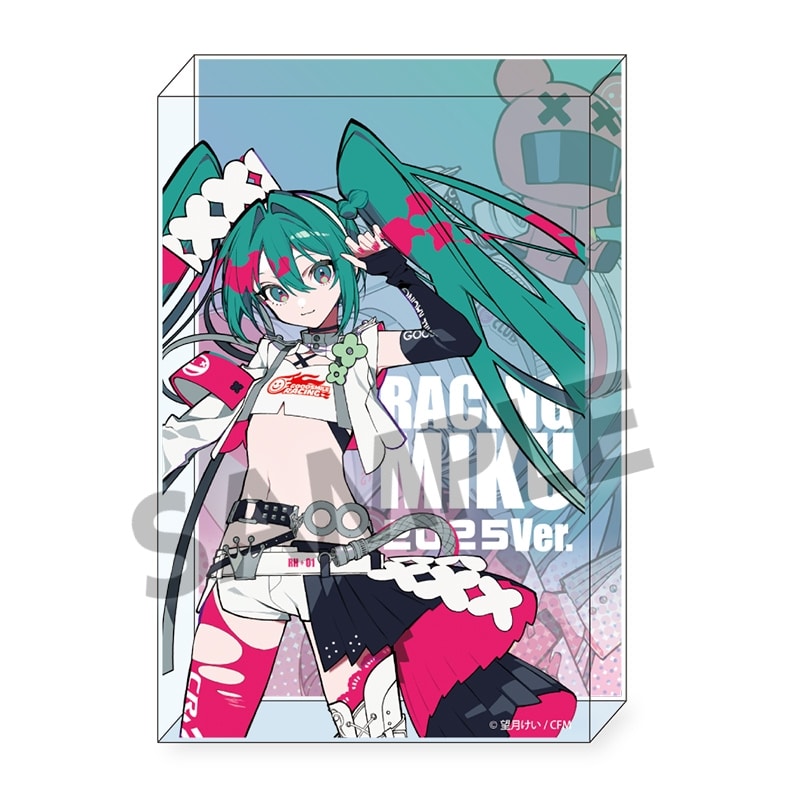 レーシングミク 2025 キービジュアル1 Ver. アクリルブロック
 
2025年08月発売