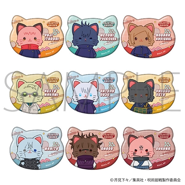 [アニメイト]呪術廻戦　第2期 キャラバッジコレクション/withCAT illustration Ver.
 
2025年08月中旬発売