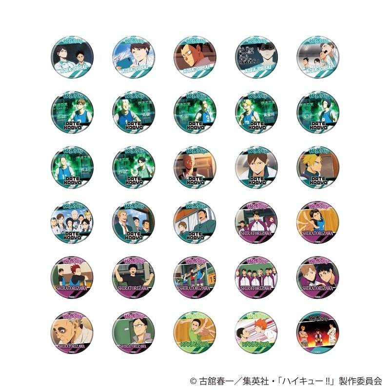 ハイキュー!! 缶バッジコレクション(54mm)9月トレーディング場面写缶バッジ④青葉城西・伊達工・白鳥沢・角川(全30種)
 アニメイトで
2025年05月発売