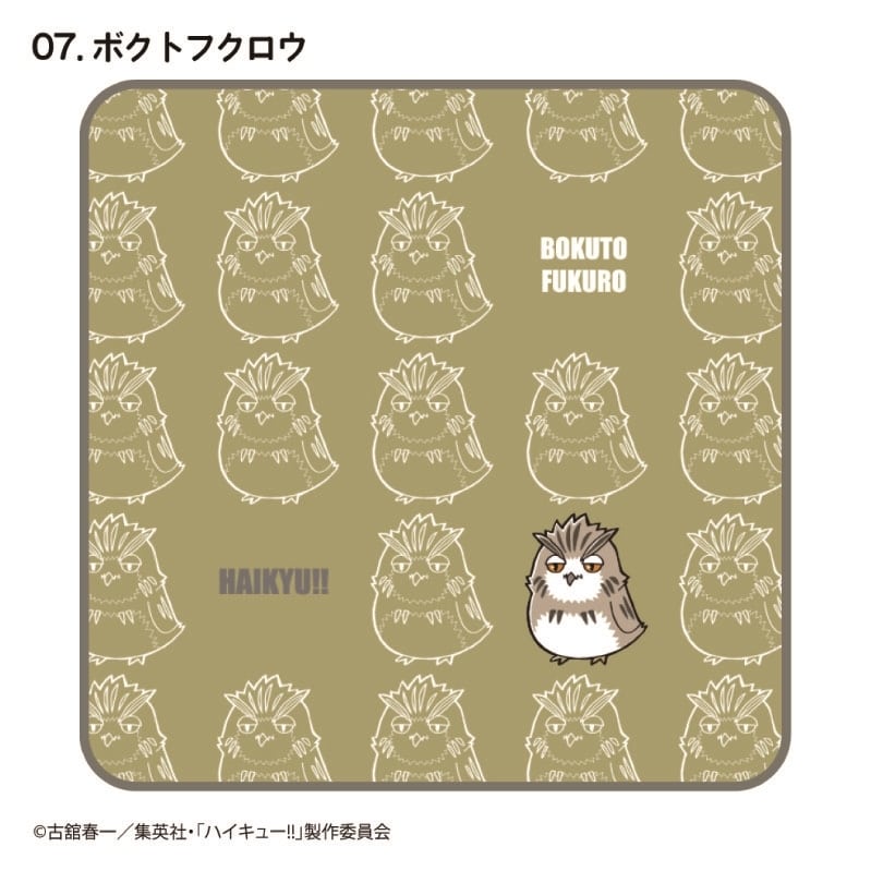 ハイキュー!! マスコットハンドタオル ボクトフクロウ
 
2025年07月発売