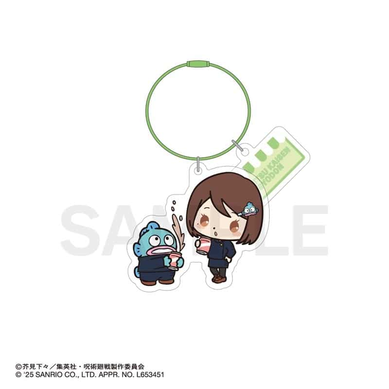 呪術廻戦 懐玉・玉折×サンリオキャラクターズ カラーワイヤーキーホルダー 03.家入硝子・ハンギョドン
 
2025年08月下旬発売