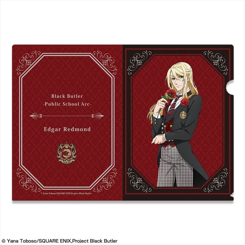 黒執事 — クリアファイル デザイン03(エドガー・レドモンド)
 
2024年10月中旬発売