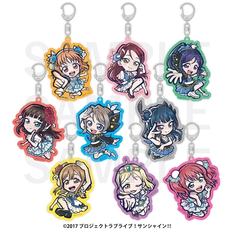 ラブライブ!サンシャイン!! イートゥーントレーディングアクリルキーホルダー(全9種)
 
2025年09月下旬発売