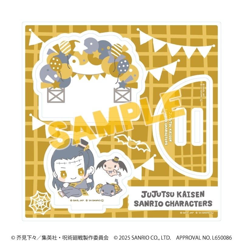 呪術廻戦 渋谷事変×サンリオキャラクターズ アクリルスタンドプレート7月夏油 傑×ルロロマニック(コラボイラスト)
 
2025年06月発売