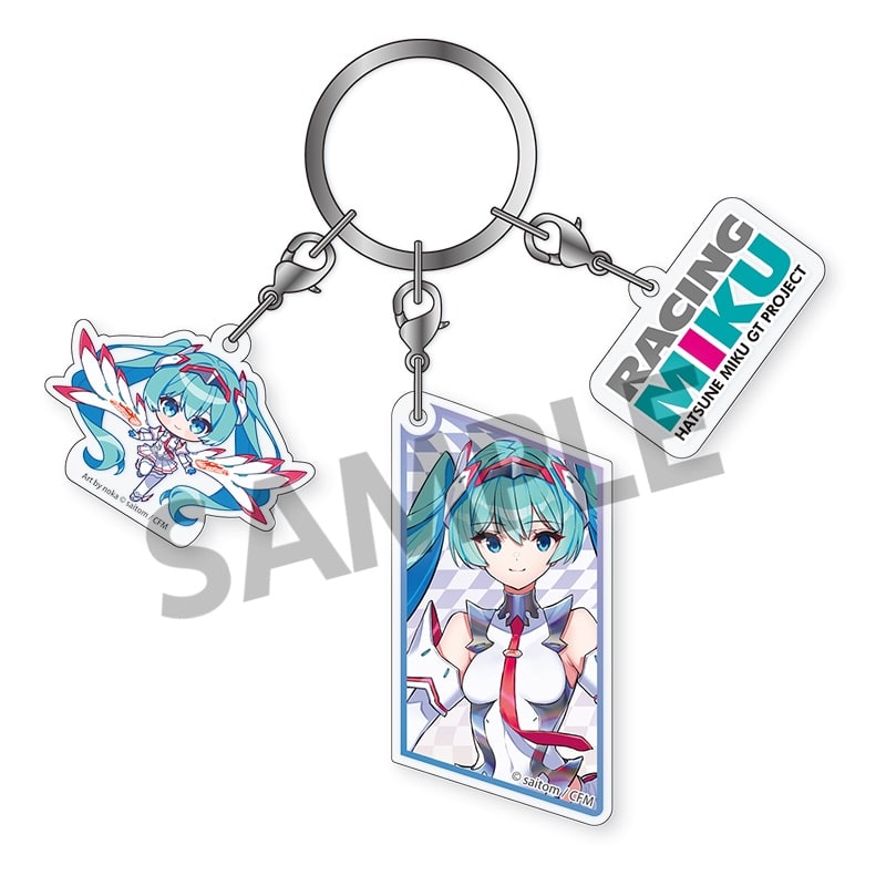 レーシングミク SPA 2025 キービジュアル1 Ver. 3連アクリルキーホルダー
 
2025年08月発売