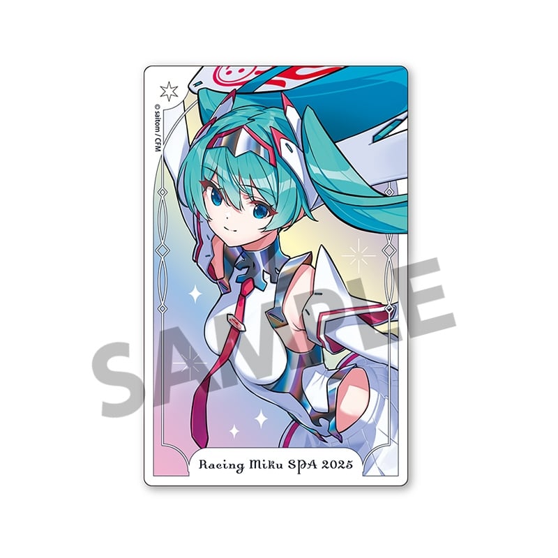 レーシングミク SPA 2025 キービジュアル2 Ver. オーロラステッカー
 
2025年08月発売