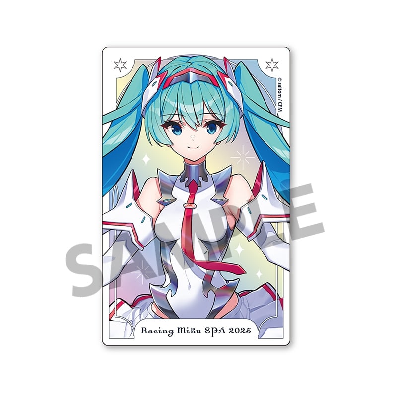 レーシングミク SPA 2025 キービジュアル1 Ver. オーロラステッカー
 
2025年08月発売