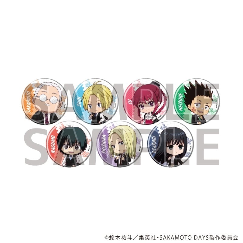 サカモトデイズ 缶バッジ7月社会人風スーツver. ブラインド(全7種)(ミニキャライラスト) 
2025年09月発売
