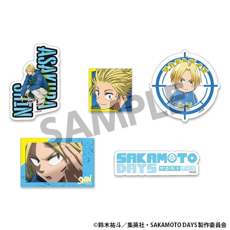 サカモトデイズ ステッカーセット 朝倉シン 
2025年07月発売
