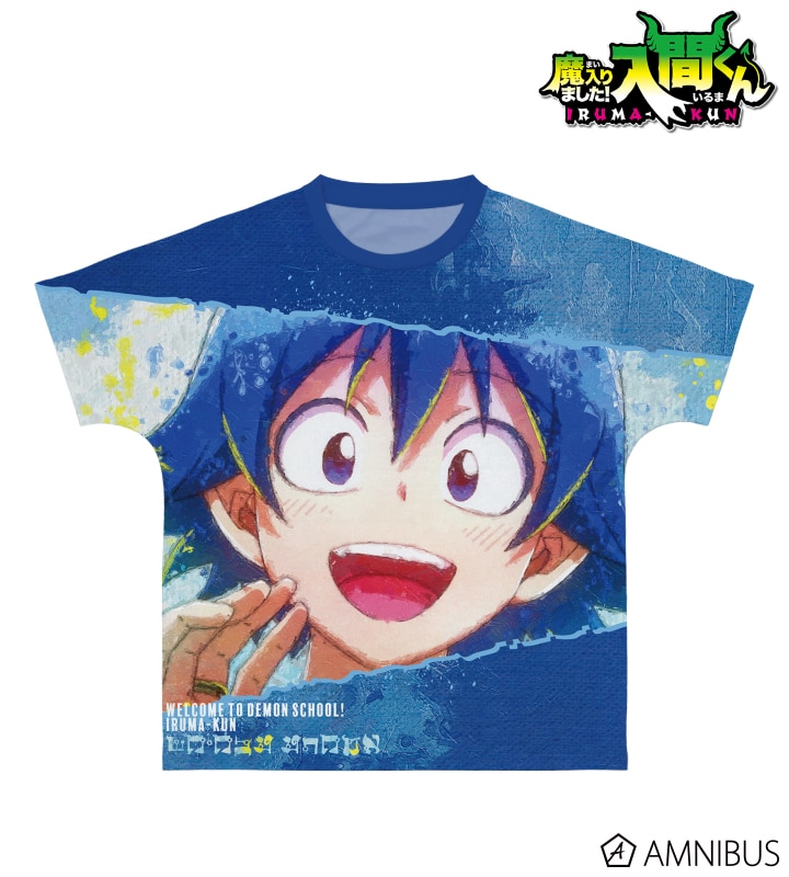 魔入りました! 入間くん 鈴木入間 grunge CANVAS フルグラフィックTシャツ/ユニセックス