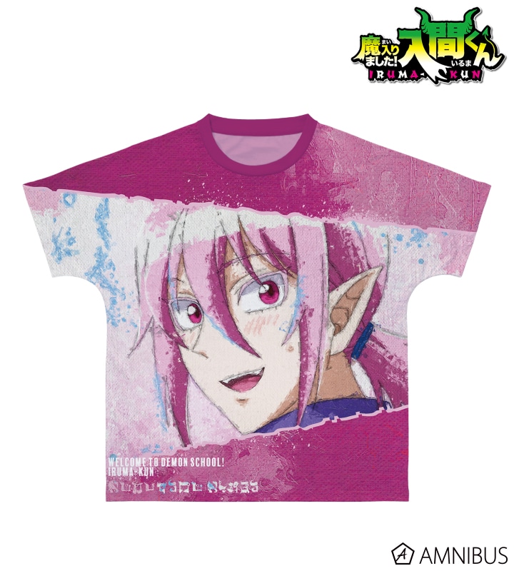 魔入りました! 入間くん アスモデウス・アリス grunge CANVAS フルグラフィックTシャツ/ユニセックス