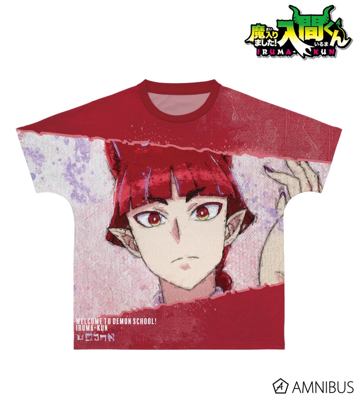 魔入りました! 入間くん オペラ grunge CANVAS フルグラフィックTシャツ/ユニセックス