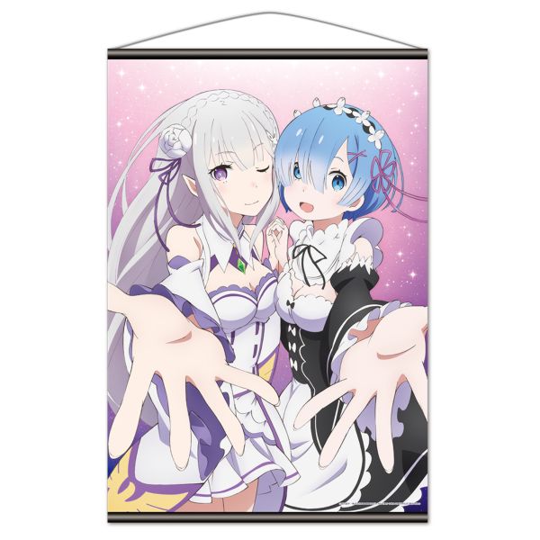 リゼロ B2タペストリー エミリア&レム ver.1 キャラアニで
                                                2025年6月発売