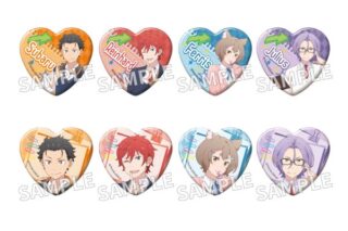 リゼロ トレーディングハート缶バッジ 異世界学園生活 ver. 【1BOX】 キャラアニで
                                                2025年9月発売