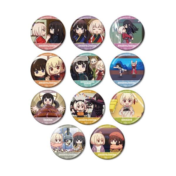 リコリス・リコイル トレーディング ゆるコマ メタリック缶バッジ 【1BOX】 キャラアニで
                                                2025年9月発売