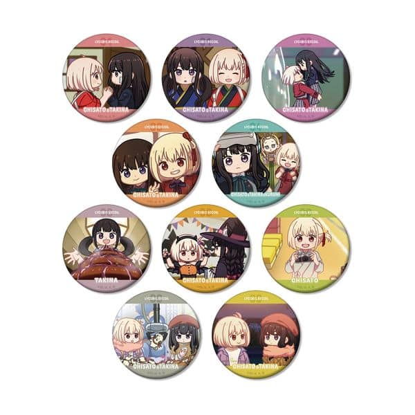リコリス・リコイル トレーディング ゆるコマ マット缶バッジ 【1BOX】 キャラアニで
                                                2025年9月発売