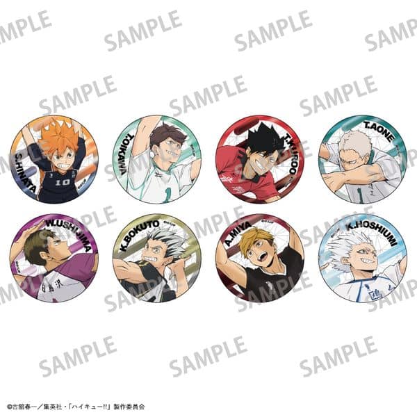 ハイキュー!! トレーディングメタリック缶バッジ vol.1 【1BOX】 キャラアニで
                                                2025年8月発売