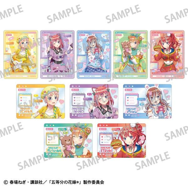 五等分の花嫁* Picharm 配信者なりきり  キャラアニで
                                                2025年09月発売