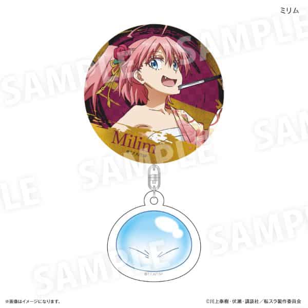 転スラ アクリルチャーム付き缶バッジ(和装) ミリム キャラアニで
                                                2025年10月発売