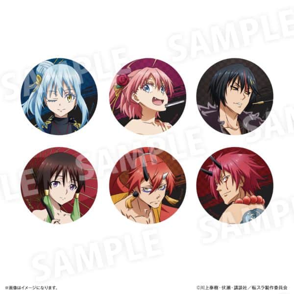転スラ トレーディングラメ缶バッジ(和装)アップver. 【1BOX】 キャラアニで
                                                2025年10月発売